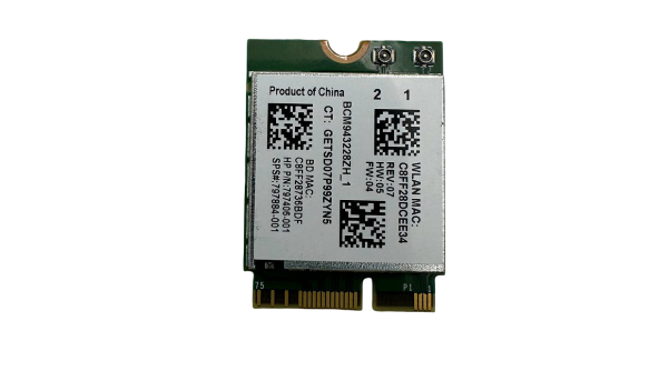 WIFI Bluetooth  адаптер Broadcom 2230 BCM943228Z 797406-001 Б/У