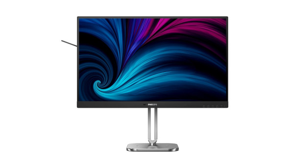 TFT 27" Philips 27B2N4500, QHD IPS,120Hz, 2xHDMI, DP, USB-hub, HAS, Pivot, кол., темно-сірий