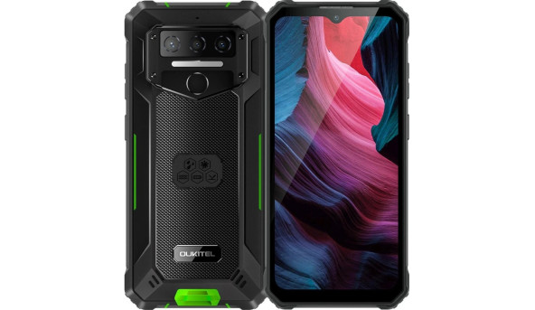 Смартфон Oukitel WP23 Plus 6.52"HD+ /8GB/256GB / T606 /10600mAh /13+5Мп/ IP69K /NFC Green