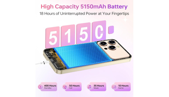 Смартфон Oukitel P1 Pro 6.7" FHD+ /8GB/512GB/ G100 /5150mAh/ 50+32Мп / Black