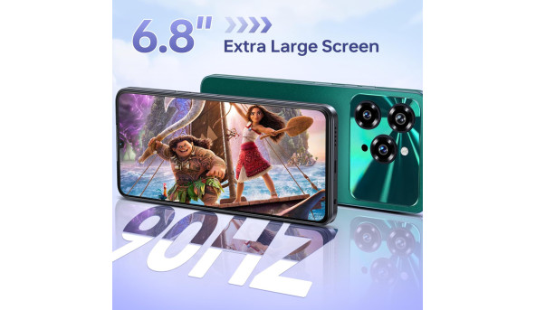 Смартфон Oukitel C6 5G 6.8" HD+ /12GB/512GB/ Dimensity 6300 /5150mAh/ 50+5Мп / Green