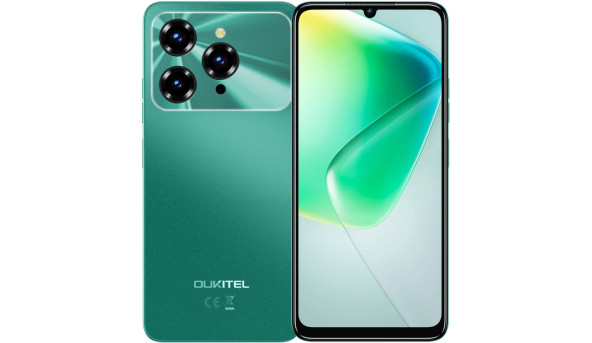 Смартфон Oukitel C6 5G 6.8" HD+ /12GB/512GB/ Dimensity 6300 /5150mAh/ 50+5Мп / Green