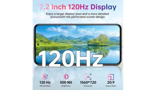 Смартфон Oukitel C69 7.2" HD+ /8GB/512GB/ T606 /6000mAh/ 64+8Мп/ NFC Purple