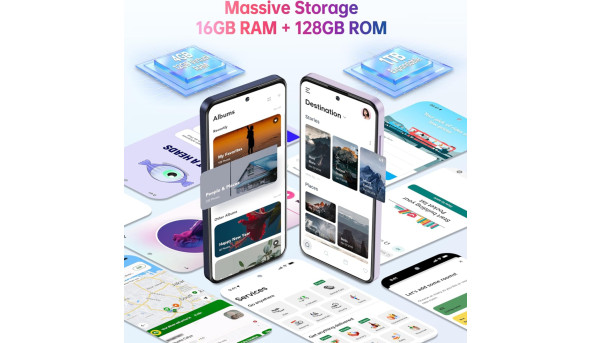 Смартфон Oukitel C69 7.2" HD+ /8GB/512GB/ T606 /6000mAh/ 64+8Мп/ NFC Purple