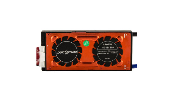 BMS плата LiFePO4 48V 16S 80A симметрия