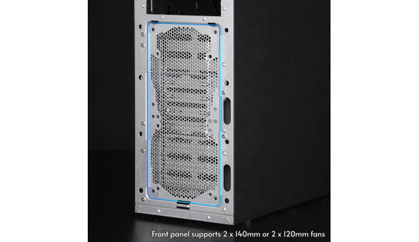 Корпус Chieftec UNI BW-01B-OP, без БЖ, 1x USB Type C, 1 x USB3.0, ATX, Black
