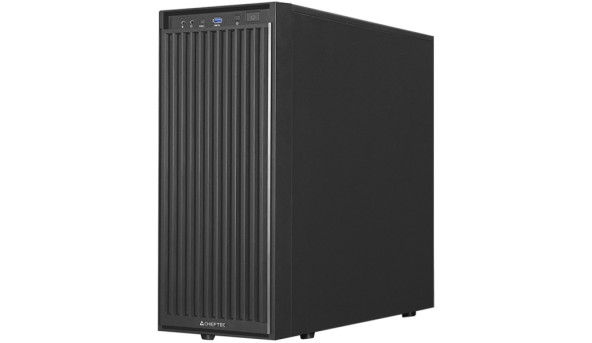 Корпус Chieftec UNI BW-01B-OP, без БЖ, 1x USB Type C, 1 x USB3.0, ATX, Black