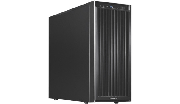 Корпус Chieftec UNI BW-01B-OP, без БЖ, 1x USB Type C, 1 x USB3.0, ATX, Black