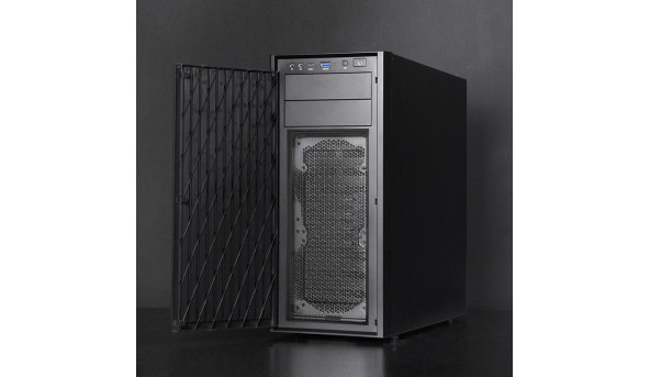 Корпус Chieftec UNI BW-01B-OP, без БЖ, 1x USB Type C, 1 x USB3.0, ATX, Black