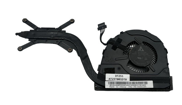 Система охлаждения к ноутбуку Lenovo ThinkPad X380 Yoga 13.3" AT25T001DT0 8SSH40M5965 02DA165 Б/У