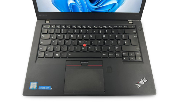 Ноутбук Lenovo T460s Intel Core i5-6300U 8 GB RAM DDR4 256 GB SSD [14" IPS FullHD] - Б/В
