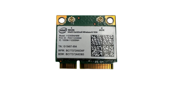 Адаптер WiFi снят с ноутбука ASUS N55S G13407-004 Б/У
