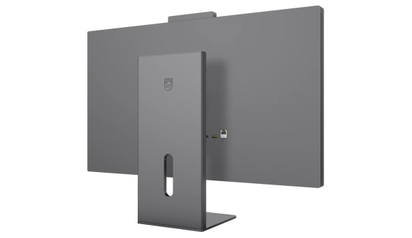 TFT 27" Philips 27E3U7903, 5K UHD, IPS, HDMI, DP, USB-C, RJ-45, USB-hub, Cam, HAS, Pivot,кол.,сірий