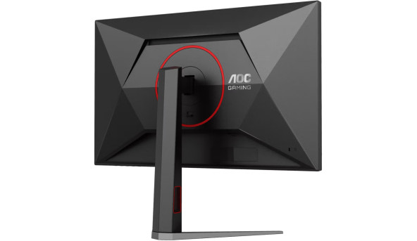 TFT 27" AOC Q27G4ZD, QD-OLED, 280Гц, 0,03мс, 2хHDMI, DP, USB-hub, HAS, Pivot, чорно-червоний