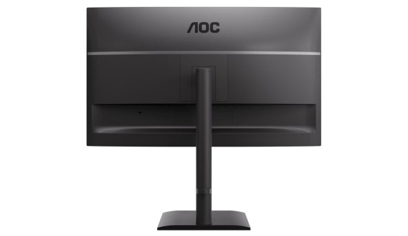 TFT 27" AOC U27E4CV, 4K UHD, IPS, 2xHDMI, DP, USB-C, RJ-45, USB hub, HAS, Pivot, кол., чорний