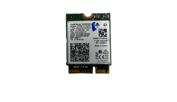 Wi-Fi-модуль, знятий з ноутбука HP Pavilion 15-CS 9560NGW, 5W10V25772 Б/В