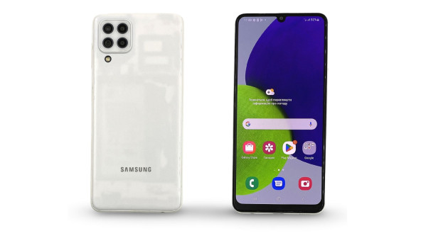 Смартфон Samsung A22 SM-A225F MediaTek Helio G80 4/128 Gb NFC Android 13 [Super AMOLED 6.4"] - Б/У