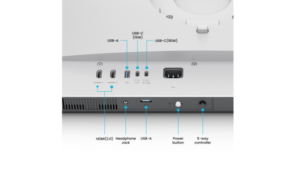 TFT 31.5" BenQ MA320UP, IPS, 4K, 2хHDMI, USB-C, HAS, Pivot, кол., сріблясто-сірий