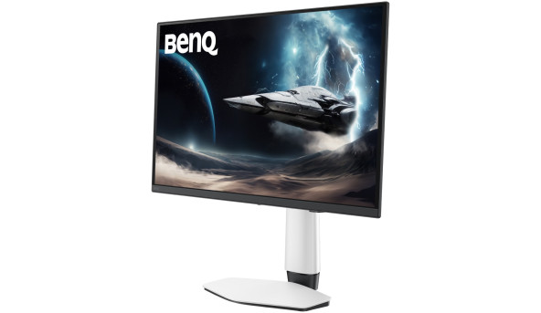 TFT 27" BenQ EX271UZ, 4K UHD, QD-OLED, 240Hz, HDMI, DP, USB- C, USB-hub, білий