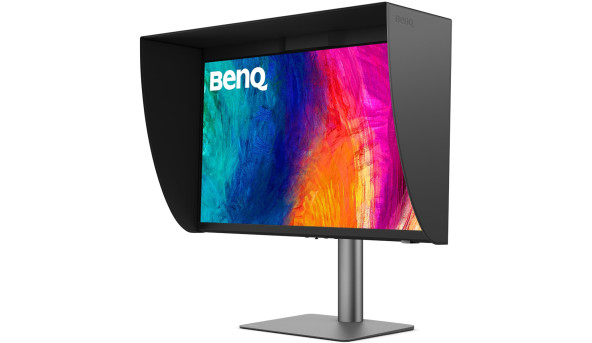 TFT 27" BenQ PD2770U, IPS, 4K UHD, HDMI, DP, USB-C, USB-hub, HAS, колонки, темно-сірий