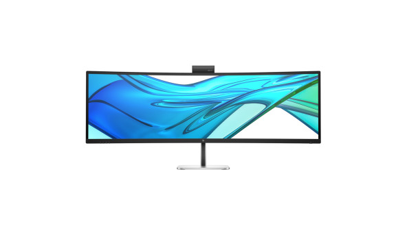 TFT 49" HP S5 Pro 549pm, VA, DQHD, RJ-45, HDMI, DP, USB-C, cam, чорний