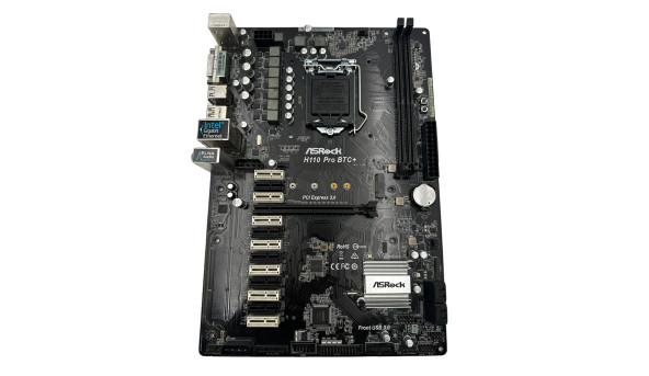 Материнська плата для ПК ASRock H110 Pro BTC+ s1151 Б/В