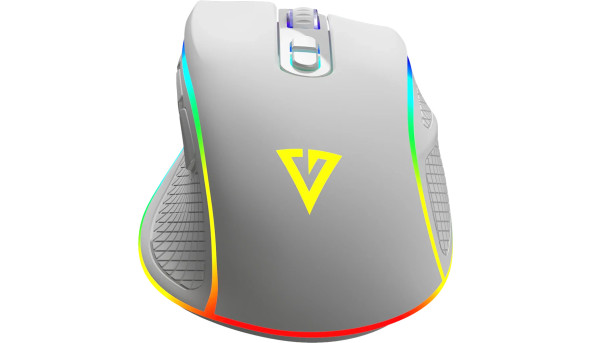 Мишка Modecom Veles Volcano, ігрова, 12800dpi., 8кн.,RGB, біла