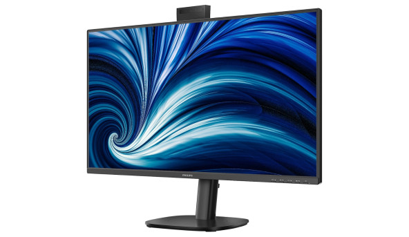 TFT 27" Philips 27B2N3500JH, QHD IPS,120Hz, 2xHDMI, DP, USB-hub, Cam, HAS, Pivot, кол., чорний