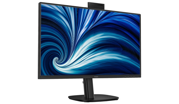 TFT 27" Philips 27B2N3500JH, QHD IPS,120Hz, 2xHDMI, DP, USB-hub, Cam, HAS, Pivot, кол., чорний