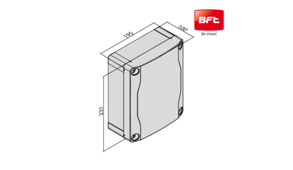 BBT BAT CBOX FLAT — комплект резервного питания (универсальный) в боксе для серии BFT BT.