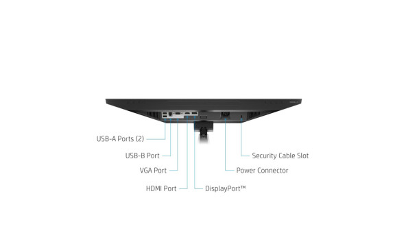 TFT 23.8" HP E24mv G4, IPS, HDMI, VGA, DP, USB, Cam, HAS, Pivot, колонки, сріблястий