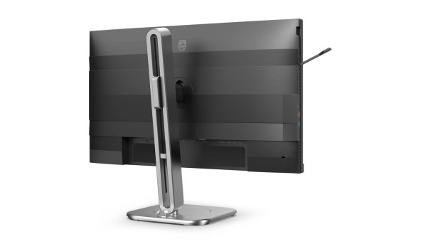 TFT 23.8" Philips 24B2G5200, IPS, 100Гц, VGA, HDMI, DP, USB-hub, HAS, Pivot, колонки, темно-сірий