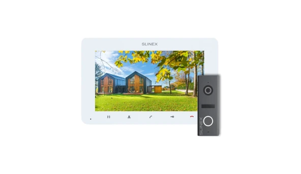 Комплект видеодомофона Slinex SM-07 White + ML-17HD Graphite