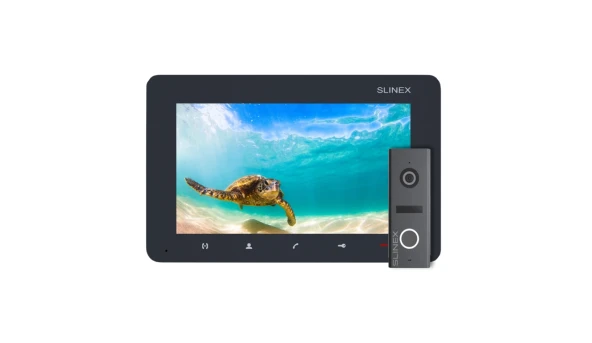 Комплект видеодомофона Slinex SM-07M Graphite + ML-17HD Graphite