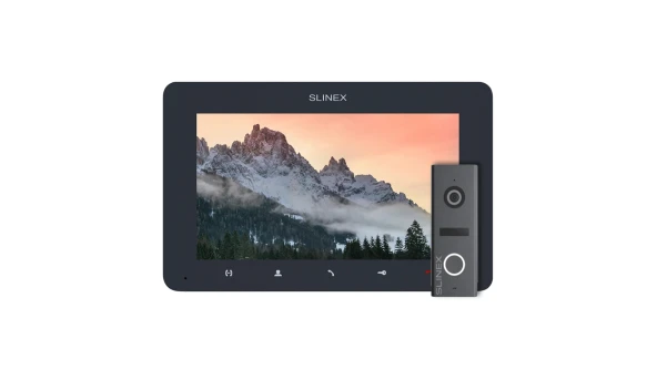 Комплект видеодомофона Slinex SM-07MN Graphite + ML-17HD Graphite