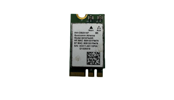 Wi-fi+BT модуль M.2  снят с ноутбука Asus Vivobook 15 X512UF  Qualcomm Atheros QCNFA435  Б/У