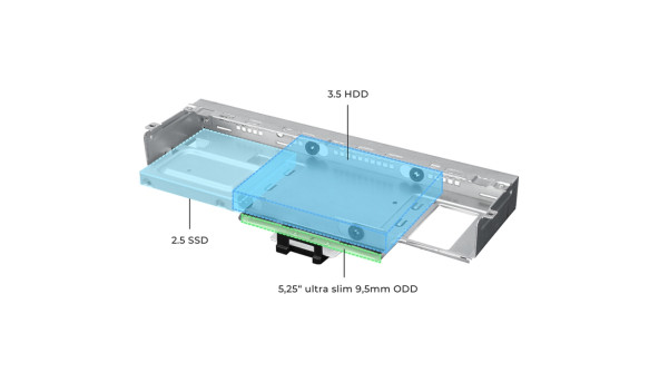 Корпус Chieftec FLYER DT-10B-300 mATX , БЖ 300W, SLIM FF, 1xUSB TypeC, 1xUSB3.0, 2xUSB2.0
