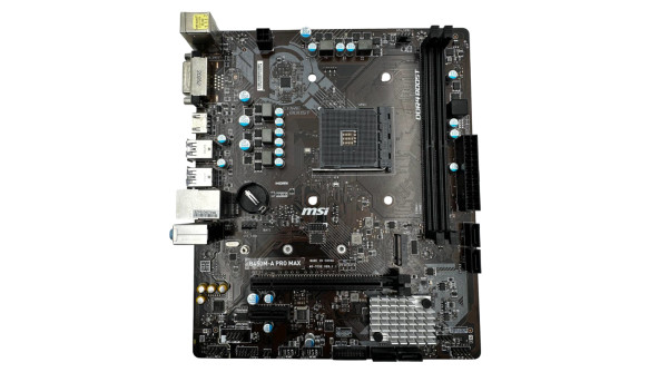 Материнская плата к ПК MSI B450M-A PRO MAX DDR4 BOOST (sAM4, AMD B450, PCI-Ex16)  Б/У