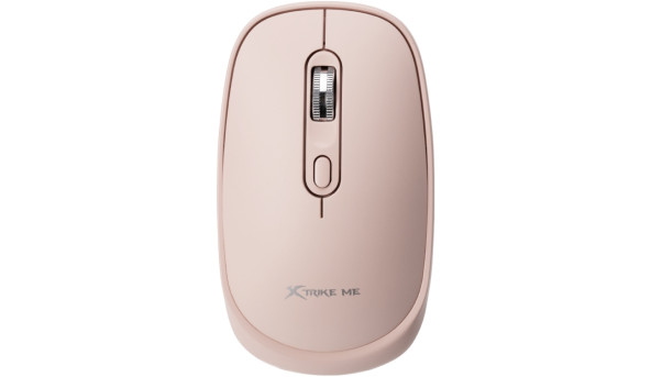 Мишка XTRIKE ME GW-119, бездротова Bluetooth+2.4G, 1600dpi., 4кн., Silent, Рожева
