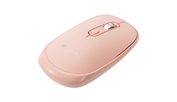 Мишка XTRIKE ME GW-119, бездротова Bluetooth+2.4G, 1600dpi., 4кн., Silent, Рожева