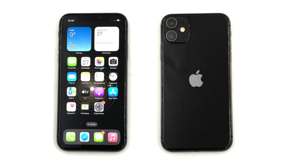 Смартфон Apple iPhone 11 Apple A13 Bionic 4/128 Gb 12/12+12 Mp NFC [IPS 6.1"] - Б/У