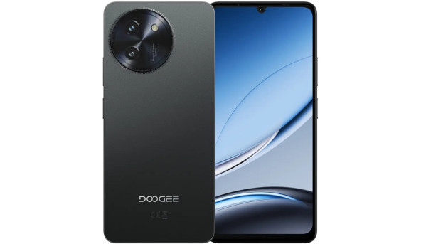 Смартфон Doogee Note 59 6.75" HD+ 120Hz 8/128GB /T8200/ 6250mAh /16+8Мп/ Black