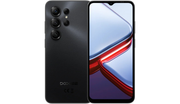 Смартфон Doogee Note 56X Pro 6.56" HD+ 90Hz 4/128GB /T7225/ 6150mAh /13+8Мп/ Black