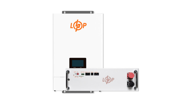 Комплект резервного питания LogicPower ИБП W6000 + литиева (LiFePO4) батарея 5120 Вт/год (37760+37541 100 Ah)