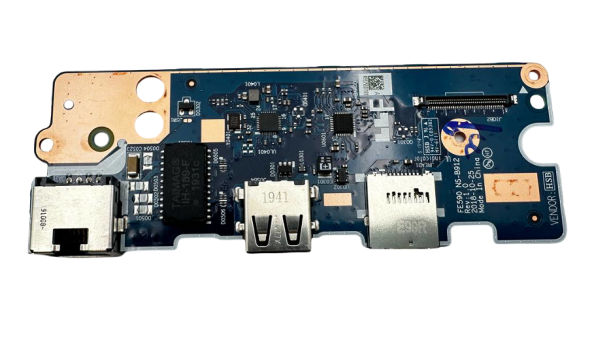 Плата з кнопкою увімкнення USB LAN для ноутбука Lenovo ThinkPad E590 NS-B912 Б/В