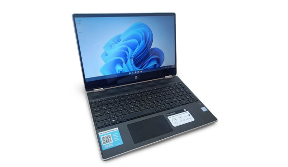 Сенсорний ноутбук HP Pavilion x360 Intel Core i3-8145U 8 GB RAM 128 GB SSD 1000 GB HDD [15.6"] - Б/В