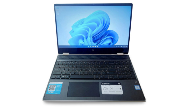 Сенсорный ноутбук HP Pavilion x360 Intel Core i3-8145U 8 GB RAM 128 GB SSD 1000 GB  HDD [15.6"] - Б/У