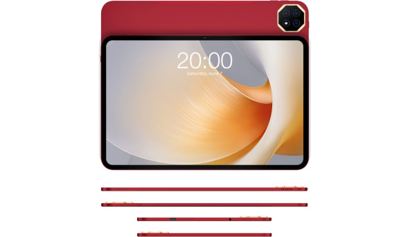 Планшет Teclast T65 PLUS 13.4” FHD 120Hz / 8GB / 128GB / G99 / 10000mAh / LTE / 8+13Mp / Metal / Red