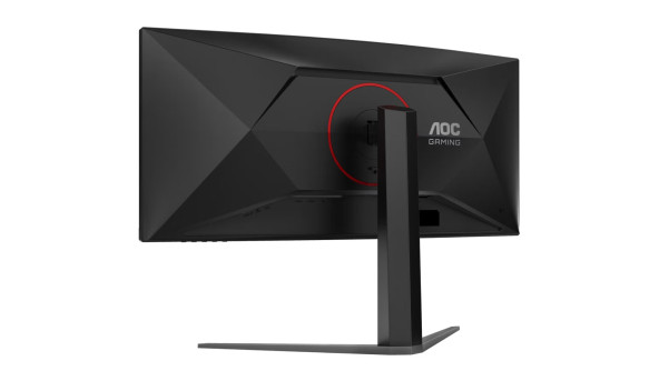 TFT 34" AOC CU34G4Z, WQHD, Fast VA, вигн., 240Гц, 2хHDMI, DP, USB-hub, HAS, чорно-червоний