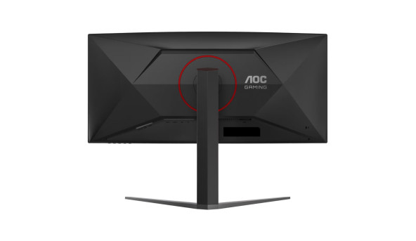 TFT 34" AOC CU34G4Z, WQHD, Fast VA, вигн., 240Гц, 2хHDMI, DP, USB-hub, HAS, чорно-червоний